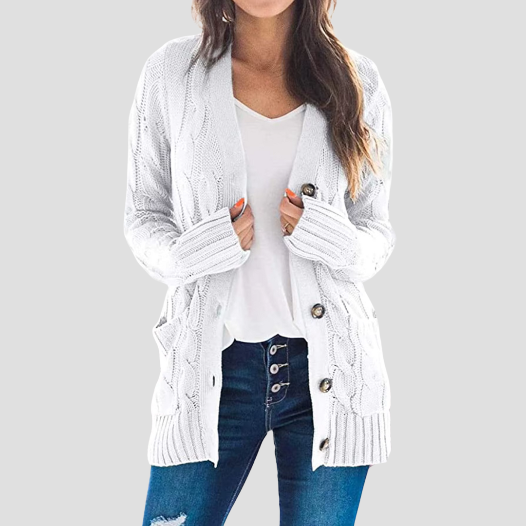 Josephine | Cable Knit Cardigan