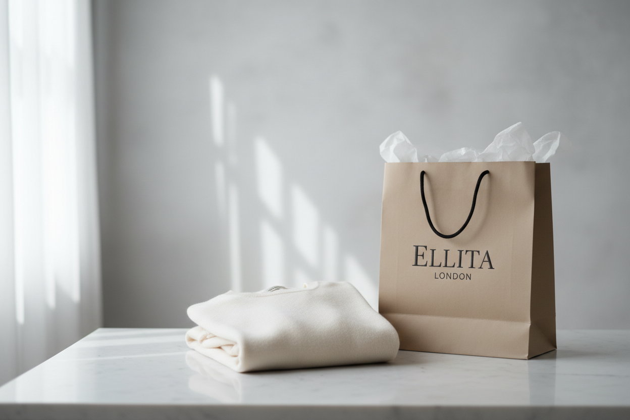 Ellita London branded shopping bag