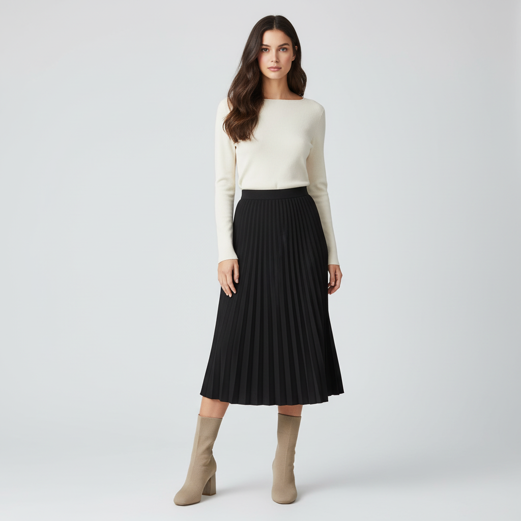 Women's knit sock-style ankle boots in beige